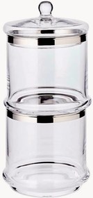 Barattolo in cristallo con coperchio Lia