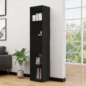 Libreria nera 36x30x171 cm in legno multistrato