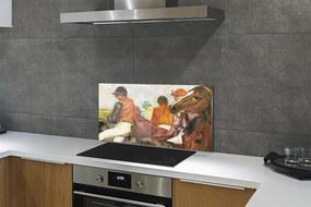 Pannello paraschizzi cucina Fantini di Edgar Degas 100x50 cm