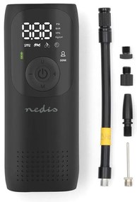 Nedis PAAC10BK - Compressore tascabile digitale 4000 mAh 5V