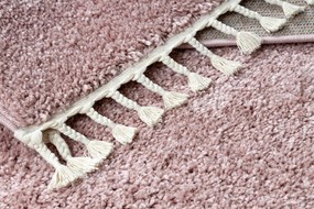 Tappeto BERBER 9000 rosa Frange berbero marocchino shaggy - PRODOTTO DI SECONDO GRADO