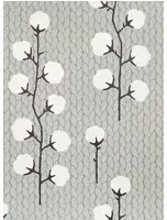Tapete Sweet Cotton von Majvillan - Soft Grey/ Black