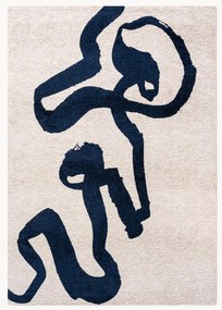 Tappeto lavabile jacquard da interno-esterno Ribbon