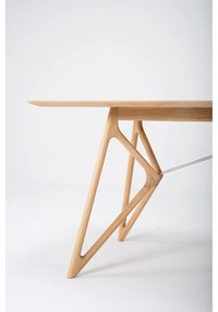 Tavolo da pranzo con piano in rovere 240x90 cm Tink - Gazzda