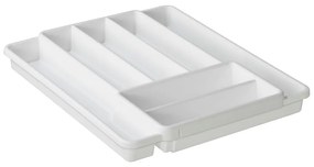 Credenza in plastica bianca per cassetto 39,7 x 34 cm Domino - Rotho