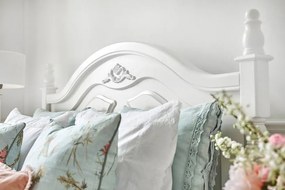 Letto in stile provenzale Bianco 160x200 Princess 886-Arrediorg.it
