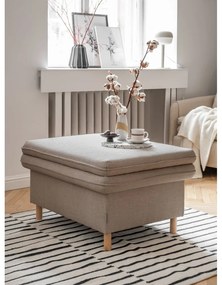 Poggiapiedi marrone chiaro Simon - Miuform