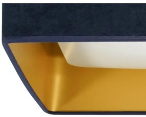 Brilagi-LED Lampada dimmerabile VELVET SQUARE LED/36W/230V Wi-Fi Tuya+telecomando blu scuro