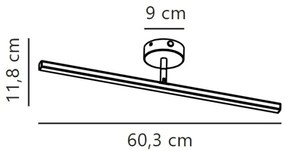 Nordlux - LED illuminazione bagno specchio IP44 LED/7,2W/230V 60 cm bianco