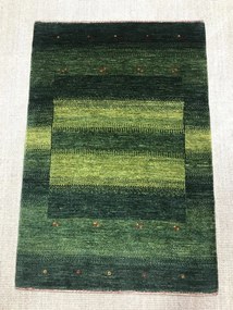 Loribaft Tappeto persiano 120 x 80 Verde (Iran) Annodato A Mano