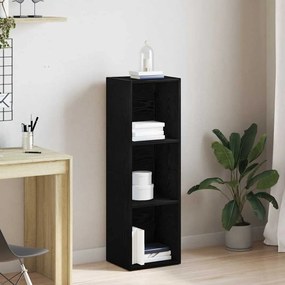 Libreria Rovere Nero 36x30x114 Cm İn Legno Multistrato /