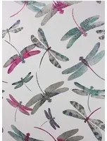 Tapete Dragonfly Dance von Osborne & Little - Fuchsia/ Duck