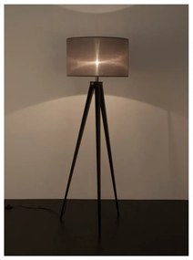 Lampada da terra nera e grigia Treppiede, ø 50 cm - Zuiver