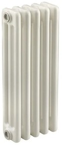 Radiatore acqua calda EQUATION Comby in acciaio 3 colonne, 5 elementi, interasse 623 mm, bianco