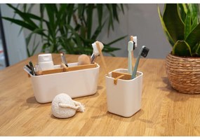 Organizzatore da bagno bianco Ecologic, 8,4 x 7,8 cm - Compactor