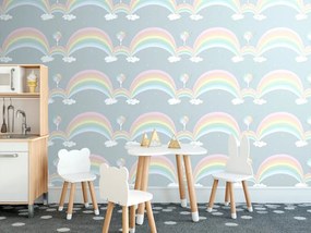 Carta da parati – Pioggia arcobaleno
