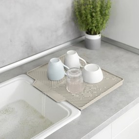 Tappetino scolapiatti beige in plastica 34x40 cm Nelia – Wenko