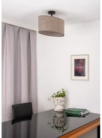 Duolla - Lampadario a plafone OVAL 1xE27/15W/230V marrone