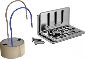 Applique da Incasso Segnapasso GU11 Compatta in Gesso Pitturabile