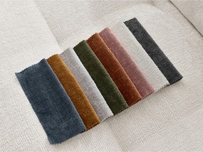 Divano beige con rivestimento in ciniglia 237 cm Whesley – Bobochic Paris