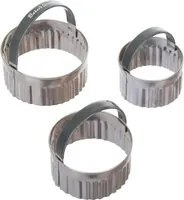 Set 3 tagliabiscotti con manico Baker's Secret