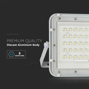 LED Proiettore solare da esterno LED/6W/3,2V IP65 6400K bianco + +TC