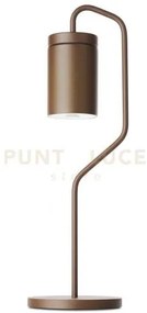 Lampada da tavolo magnet in alluminio colore corten led 2,2w 255lm ...