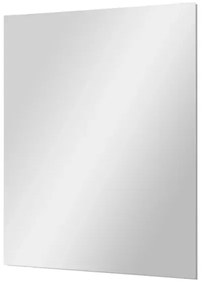 Specchio bagno 50x60 cm a filo lucido con installazione reversibile