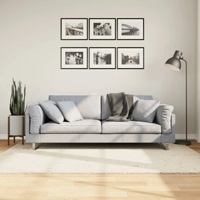 Tappeto Shaggy Pamplona A Pelo Lungo Moderno Grigio 140x200 Cm /