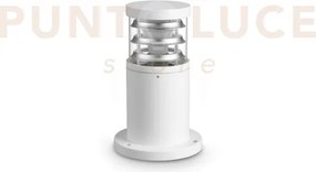 Tronco paletto 1 luce attacco e27 h.25cm ip65 bianco