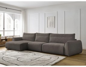 Divano angolare marrone Aden – Bobochic Paris