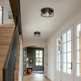 Westinghouse 61250 - Plafoniera ACKTON 2xE27/60W/230V barnwood