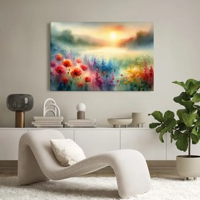 Quadro su tela – Prato all’alba