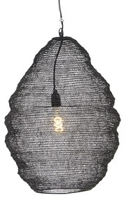 Lampada a sospensione orientale nera 45 cm - NIDUM