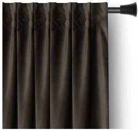 Tenda parzialmente oscurante marrone in velluto 140x270 cm – Restilo