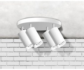 Luce Spot da bagno TURYN 4xGU10/10W/230V IP44 bianco