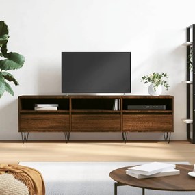 Mobile Porta Tv Rovere Marrone 150x30x44,5 Cm Legno Multistrato /