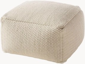 Pouf in lana tessuto a mano Rocco