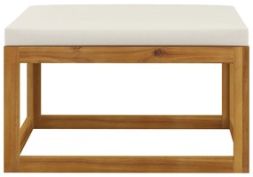 Set Divani Giardino 6 pz con Cuscini Legno Massello di Acacia