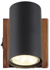 Globo 57909-1 - Faretto da parete KAYDEN 1xGU10/25W/230V nero