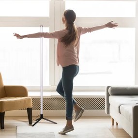 LED RGBW Lampada da terra con dimmer LOLLY LED/5W/230V + telecomando