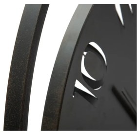 Orologio da parete nero Circle, ⌀ 60 cm - Mauro Ferretti