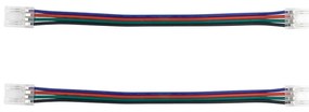 Connettore Angolare per strisce LED RGB COB da 10mm - CF 2PZ