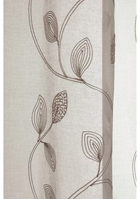 Tenda sottile marrone in voile 135x245 cm – Sehlbach