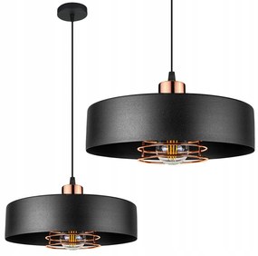 Lampada APP1246-1CP Black/Rose gold