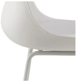 Sgabello da bar bianco (altezza della seduta 76 cm) Tina – Actona