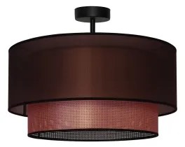 Duolla - Lampadario a plafone COPPER SHINY 1xE27/15W/230V diametro 45 cm marrone/rame