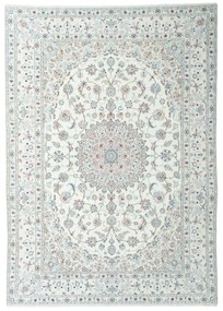 Nain Tappeto persiano 240x350 Beige (Iran) Annodato A Mano