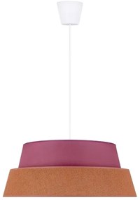 Duolla - Lampadario a sospensione con filo GALAXY 1xE27/40W/230V diametro 50 cm rosa