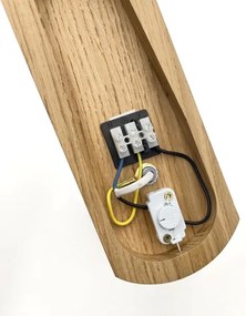 Brilagi - LED Applique COTTAGE 1xE14/40W/230V quercia/marrone